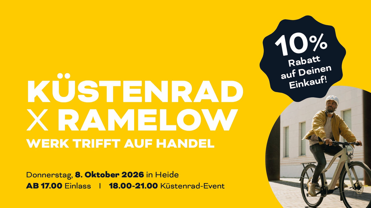Event Küstenrad x Ramelow: Werk trifft Handel in Heide