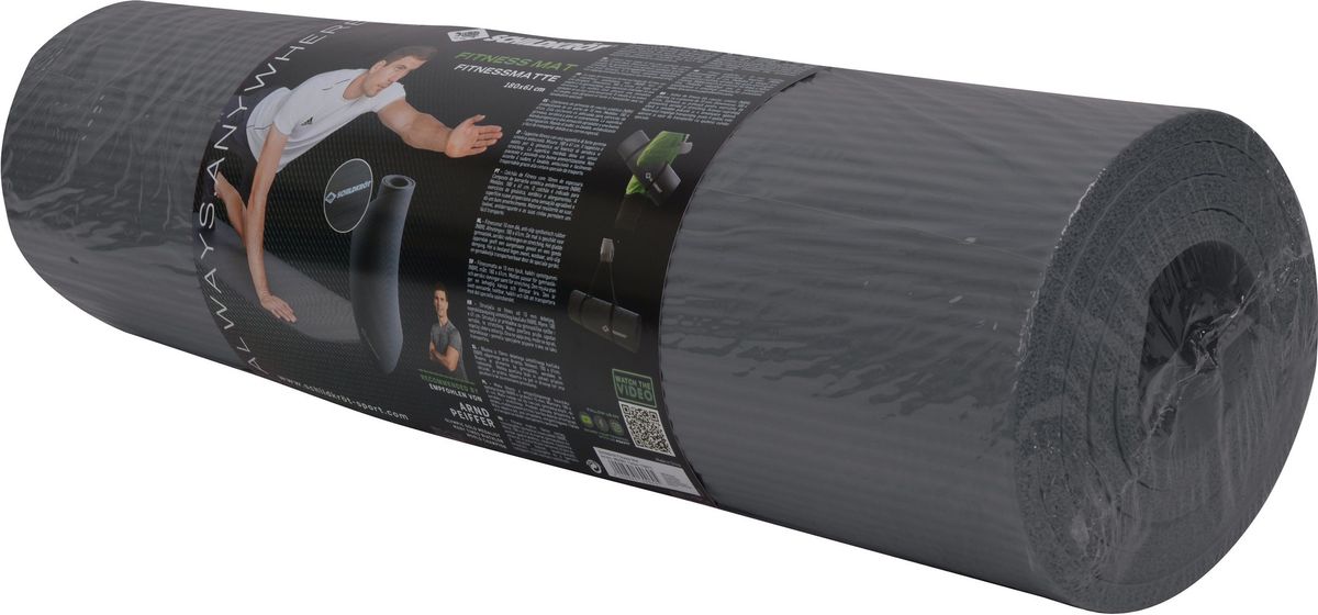 SCHILDKRÖT FITNESS Matte Schildkröt FITNESSMATTE, (10mm, anthracite), mit Tragegurt, M-2022
