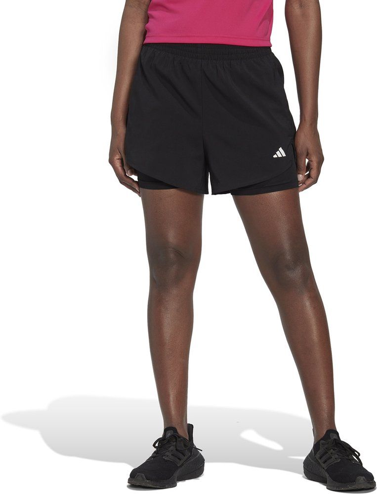 ADIDAS Damen Shorts AEROREADY Made for Training Minimal Two-in-One