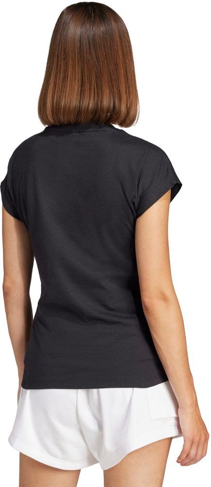 ADIDAS Damen Shirt Essentials Linear Cotton