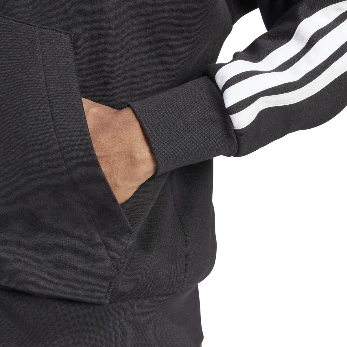 ADIDAS Herren Kapuzensweat Essentials 3-Streifen