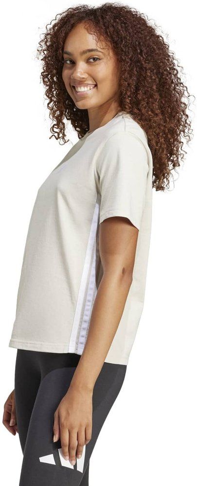 ADIDAS Damen Shirt Essentials 3-Streifen Cotton