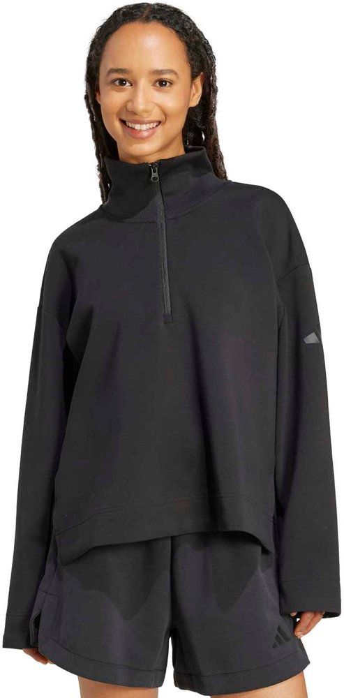 ADIDAS Damen Sweatshirt Soft Lux Quarter-Zip