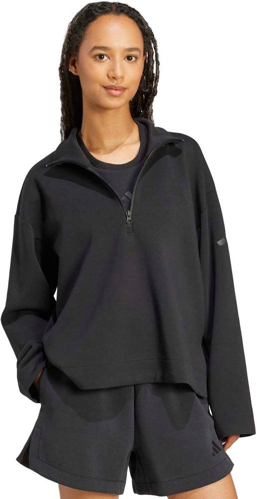ADIDAS Damen Sweatshirt Soft Lux Quarter-Zip