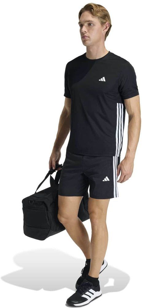 ADIDAS Herren Shirt WORKOUT ESSENTIALS BASE 3-STREIFEN