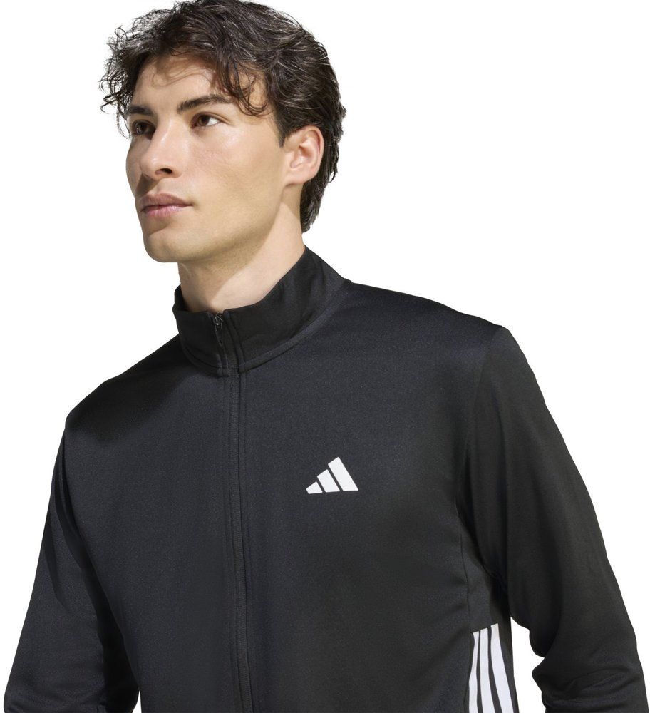 ADIDAS Herren Jacke WORKOUT ESSENTIALS ALL-SET 3-STREIFEN KNIT