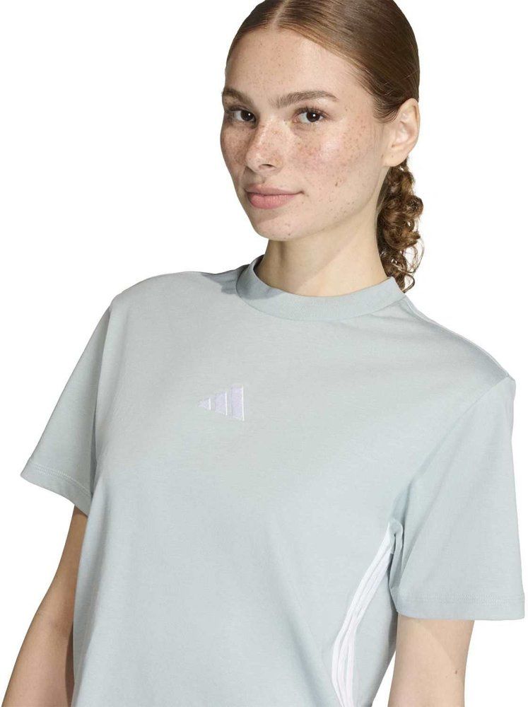 ADIDAS Damen Shirt Essentials 3-Streifen Cotton