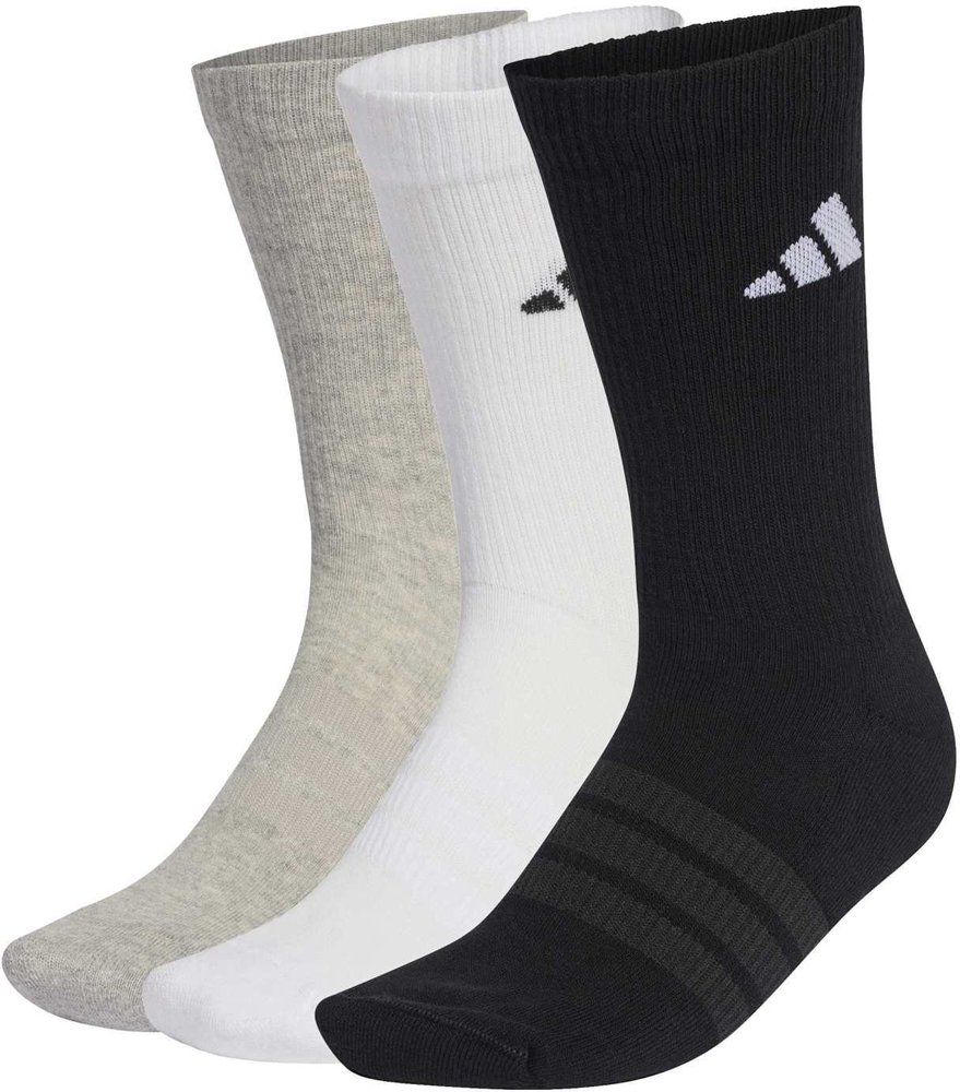 ADIDAS Herren Socken DÄMPFENDE SPORTSWEAR CREW 3er-Pack