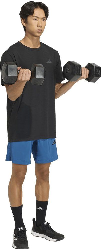 ADIDAS Herren Shorts WORKOUT ESSENTIALS BASE WOVEN (Länge 7 Zoll)