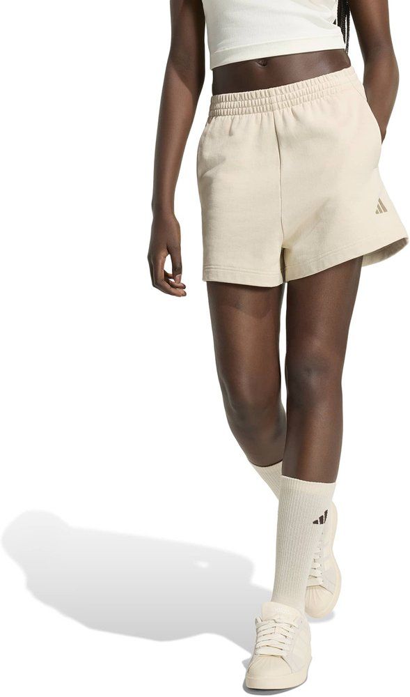 ADIDAS Damen Shorts KIT KLEINES LOGO (Länge 4 Zoll)