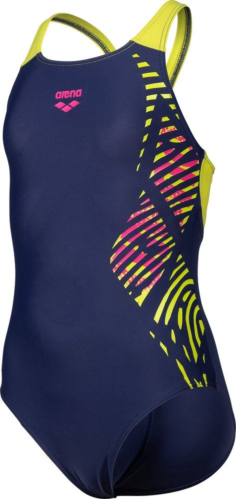 ARENA Kinder Schwimmanzug GIRL'S VORTEX SWIMSUIT V BACK