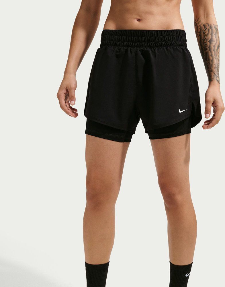 NIKE Damen Shorts W NK ONE DF HR 3IN 2N1 SHORT