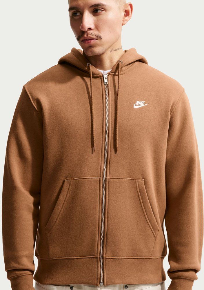 NIKE Herren Shirt M NK CLUB BB FZ HOODIE