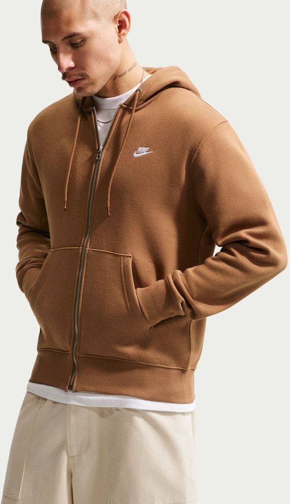 NIKE Herren Shirt M NK CLUB BB FZ HOODIE