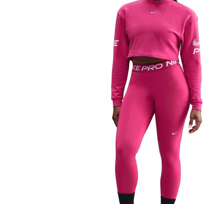 NIKE Damen Sweatshirt W NP DF FLC CREW TT GRX