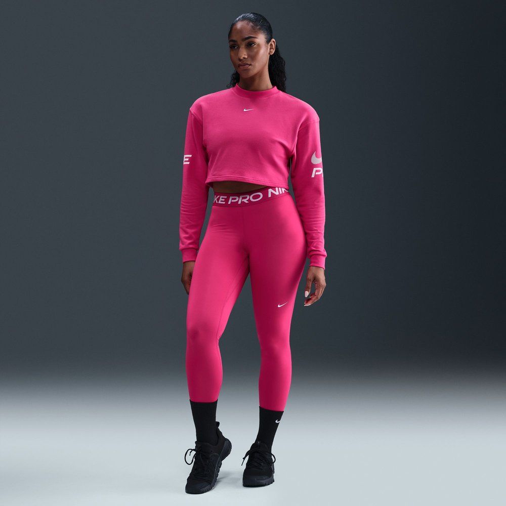 NIKE Damen Sweatshirt W NP DF FLC CREW TT GRX