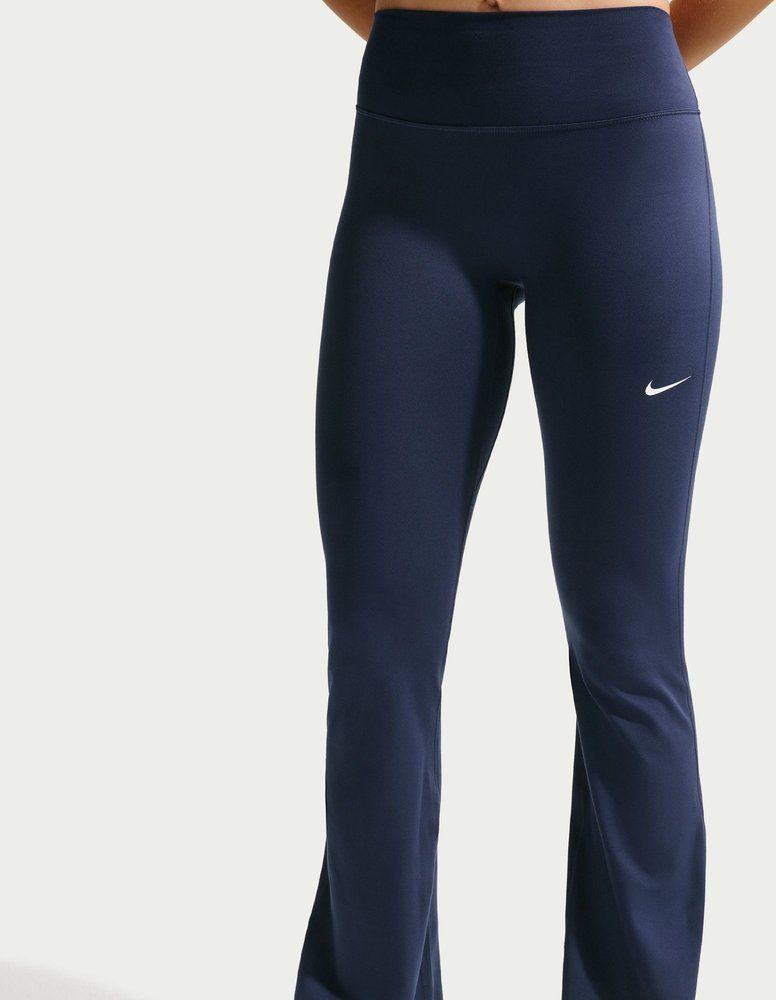 NIKE Damen Sporthose W NK ONE DF HR TGHT FLRE USEAM
