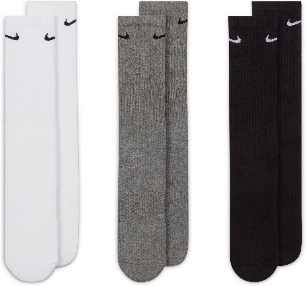 NIKE Herren Socken Socke 3 Pack U NK EVERYDAY CUSH CREW 3PR
