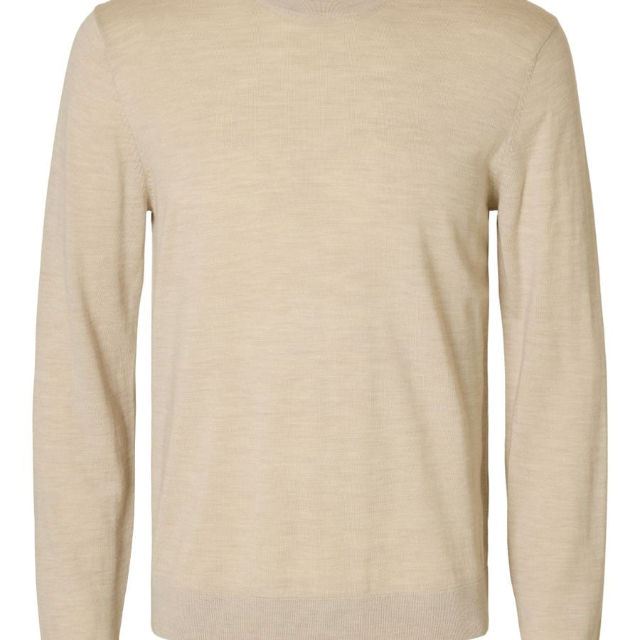 SLMTRAY LS KNIT MERINO CREW NECK NO