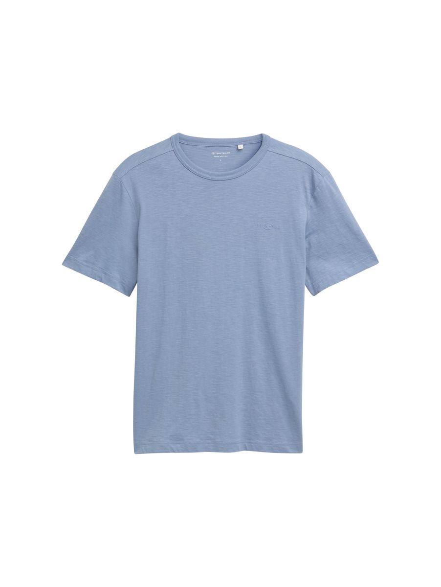 Basic T-Shirt aus Baumwolle