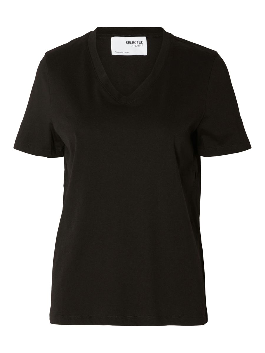SLWESSENTIAL SS V-NECK TEE NOOS