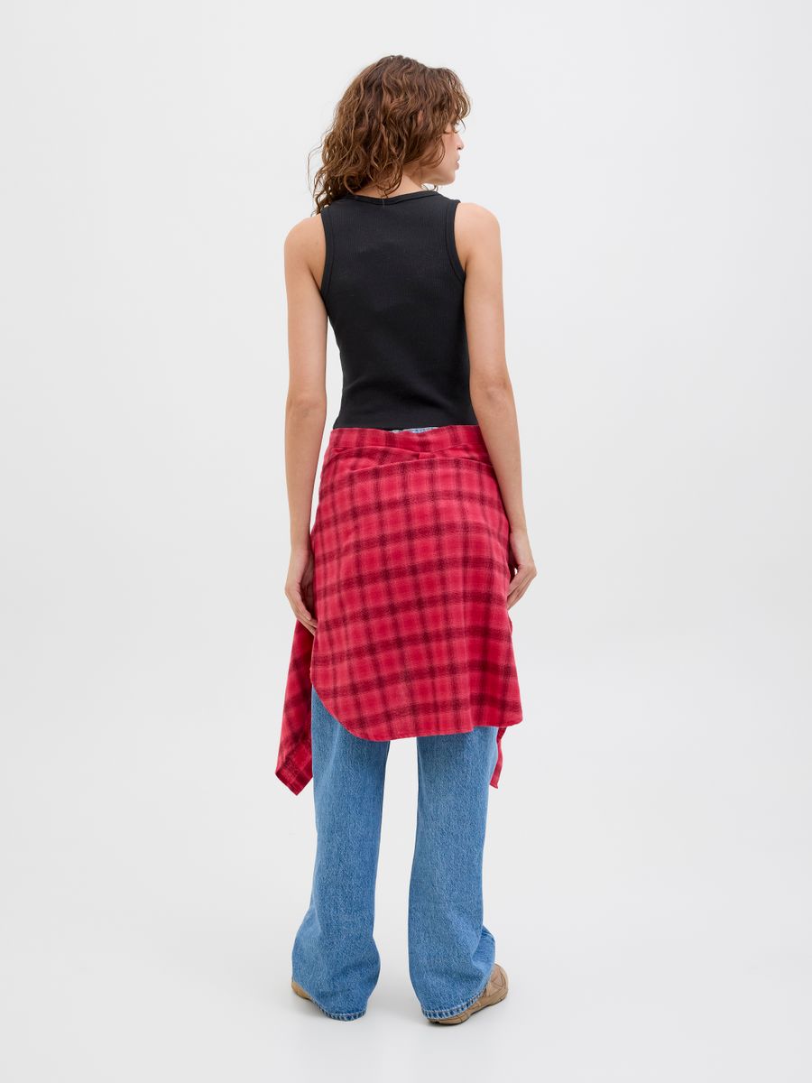 JXFRIDA SL U-NECK TOP JRS NOOS