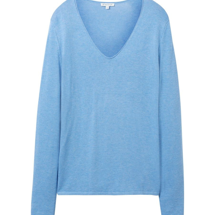 sweater basic v-neck