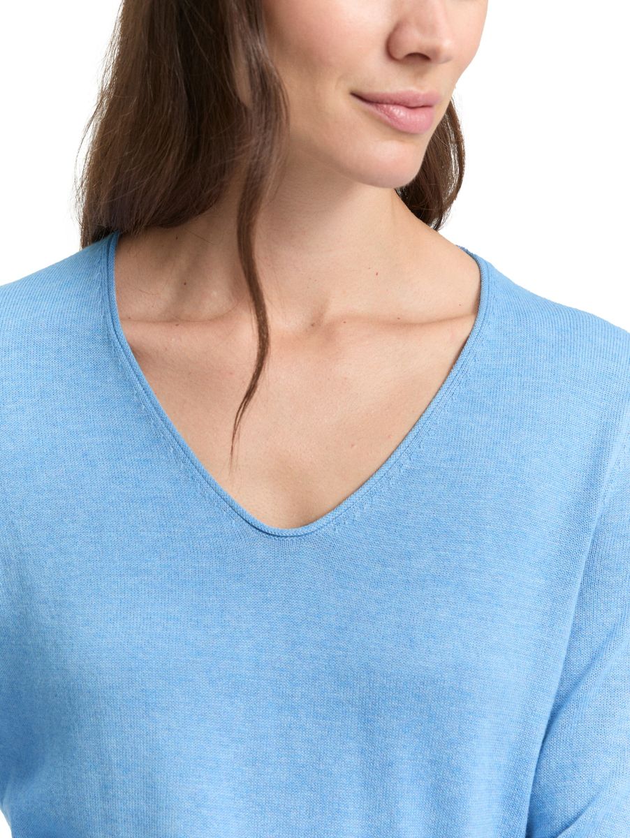 sweater basic v-neck