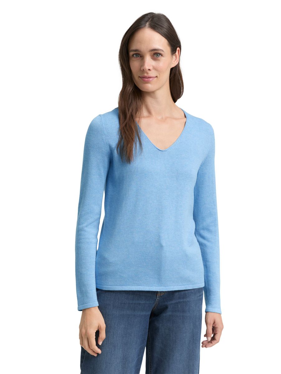 sweater basic v-neck