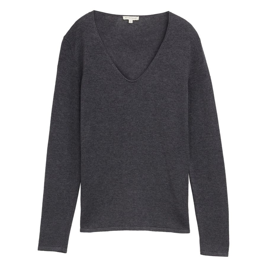 sweater basic v-neck