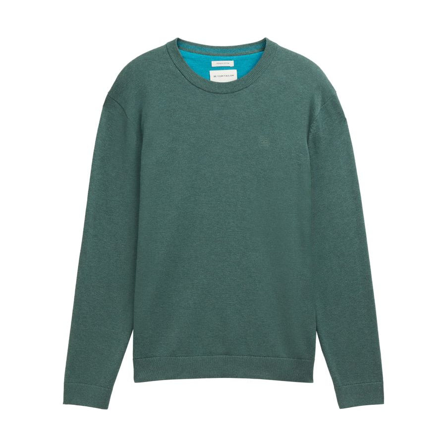 Basic Strickpullover aus Baumwolle