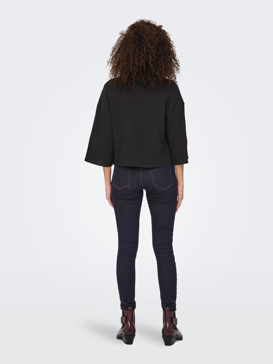 JDYTHEIS LIFE 3/4 CROP SHIRT WVN NO