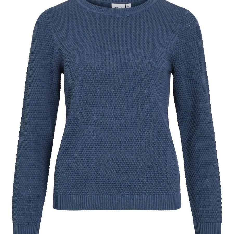 VIDALO O-NECK L/S KNIT TOP- NOOS