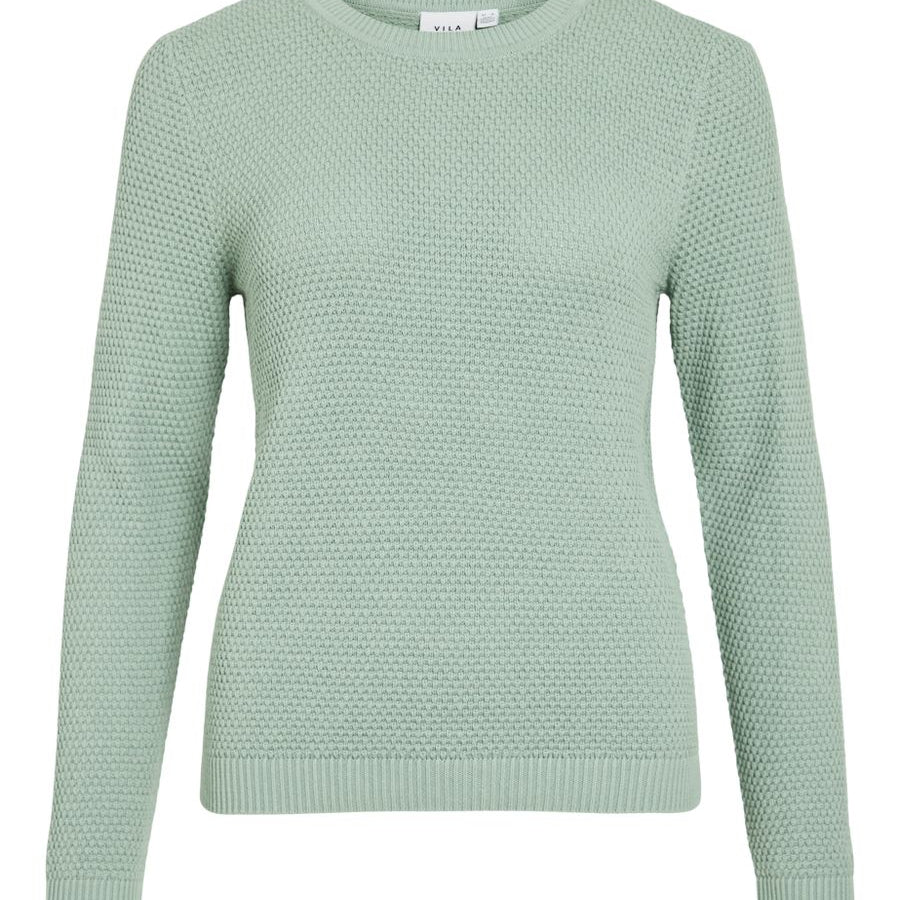 VIDALO O-NECK L/S KNIT TOP- NOOS