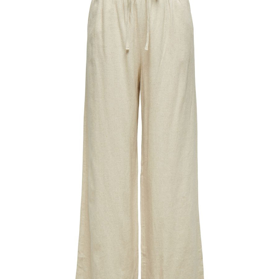 JDYSAY HW LINEN WIDE PANT WVN NOOS