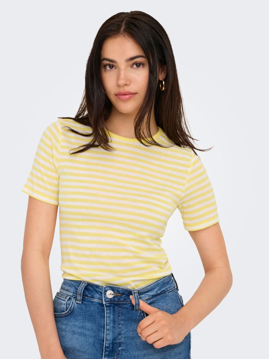 ONLELLI S/S RIB TOP JRS