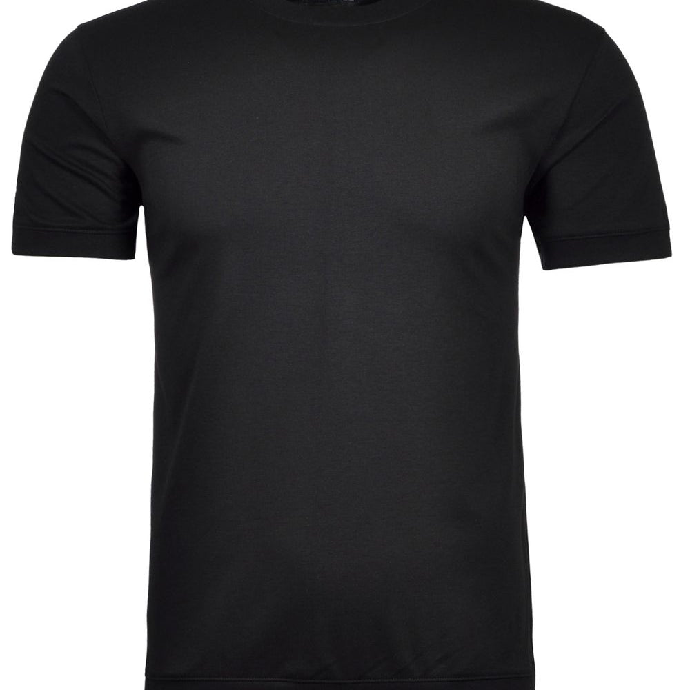 T-Shirt round neck waist rib