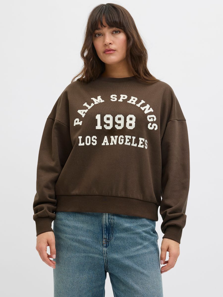 JXMERLE RLX SHORT LS CREW SWT LN