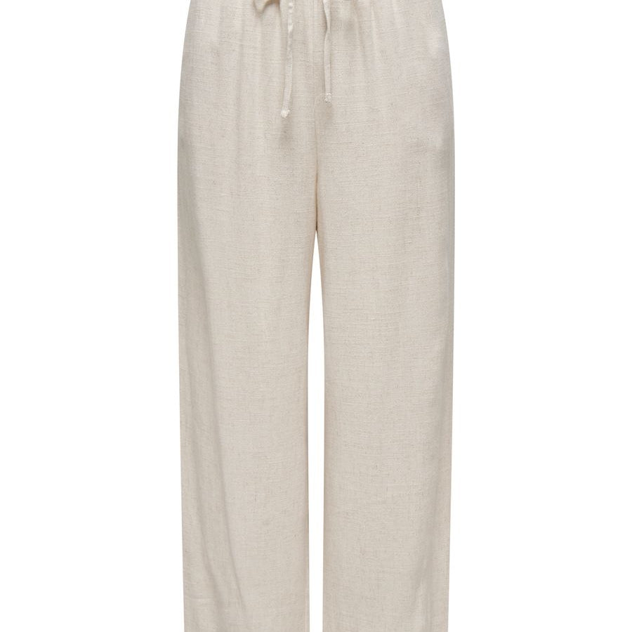 ONLSIESTA MW PULL-UP LINEN BL PNT N
