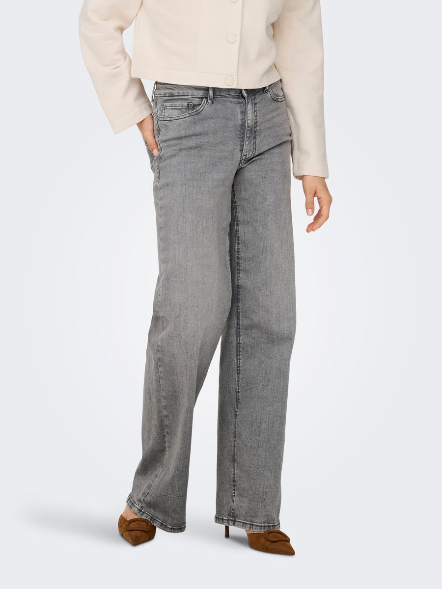 JDYFELINA-FINA HW WIDE JNS LT GREY