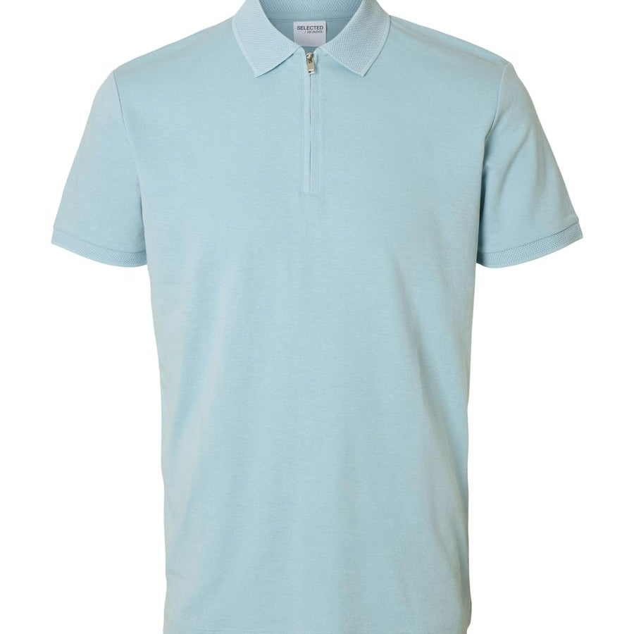 SLHFAVE ZIP SS POLO NOOS