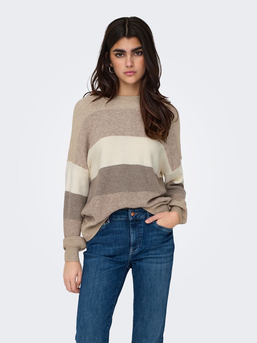 ONLATIA L/S STRIPE PULLOV KNT NOOS
