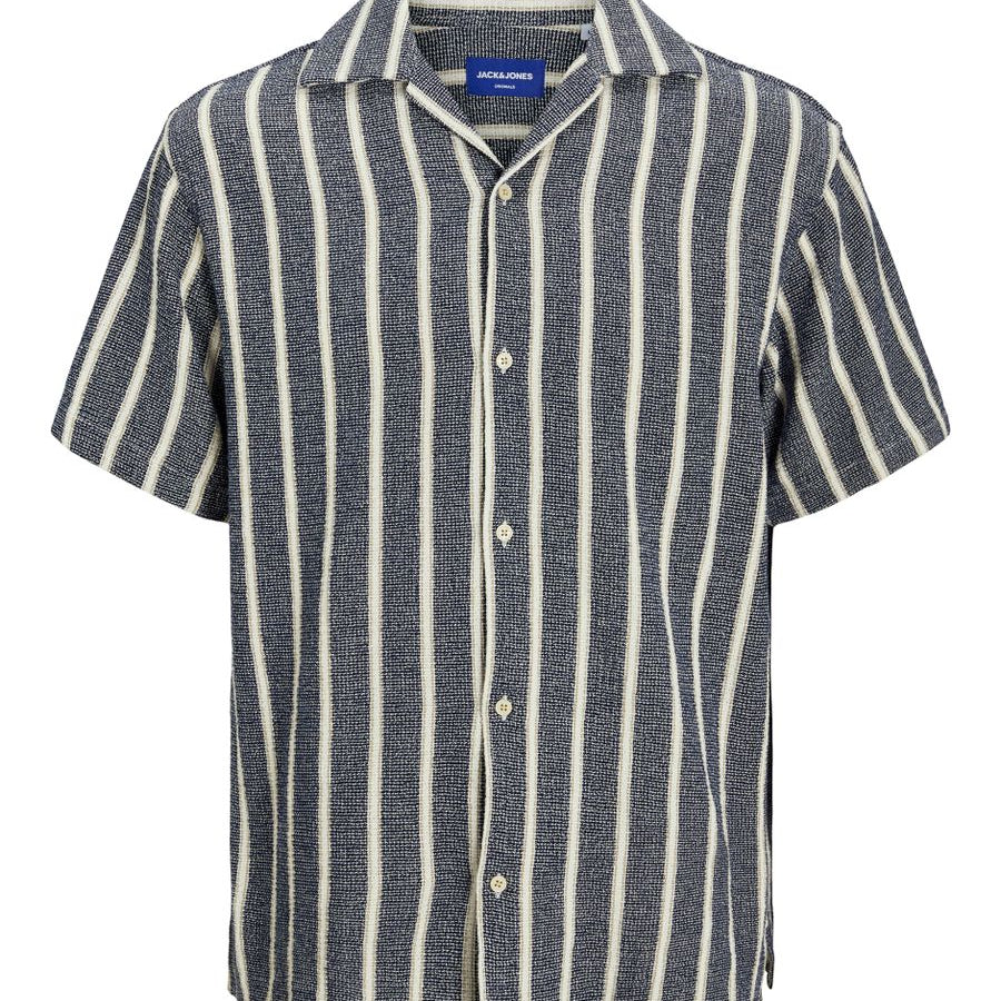 JJECOBA STRIPE RESORT SHIRT SS SN