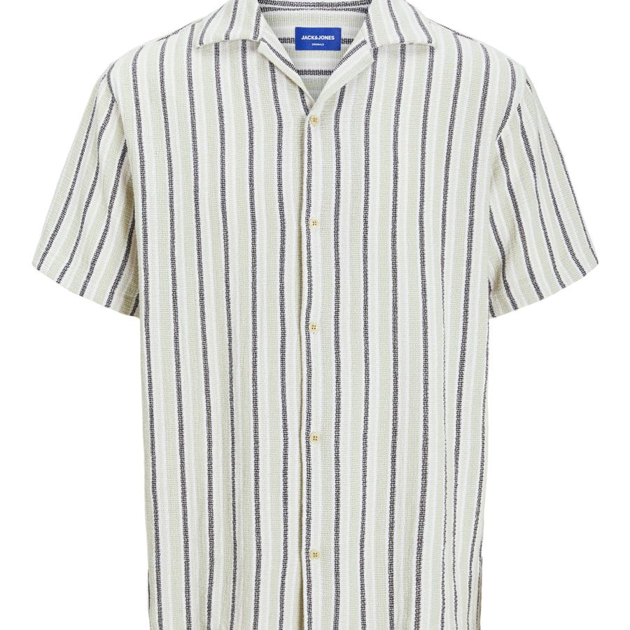 JJECOBA STRIPE RESORT SHIRT SS SN