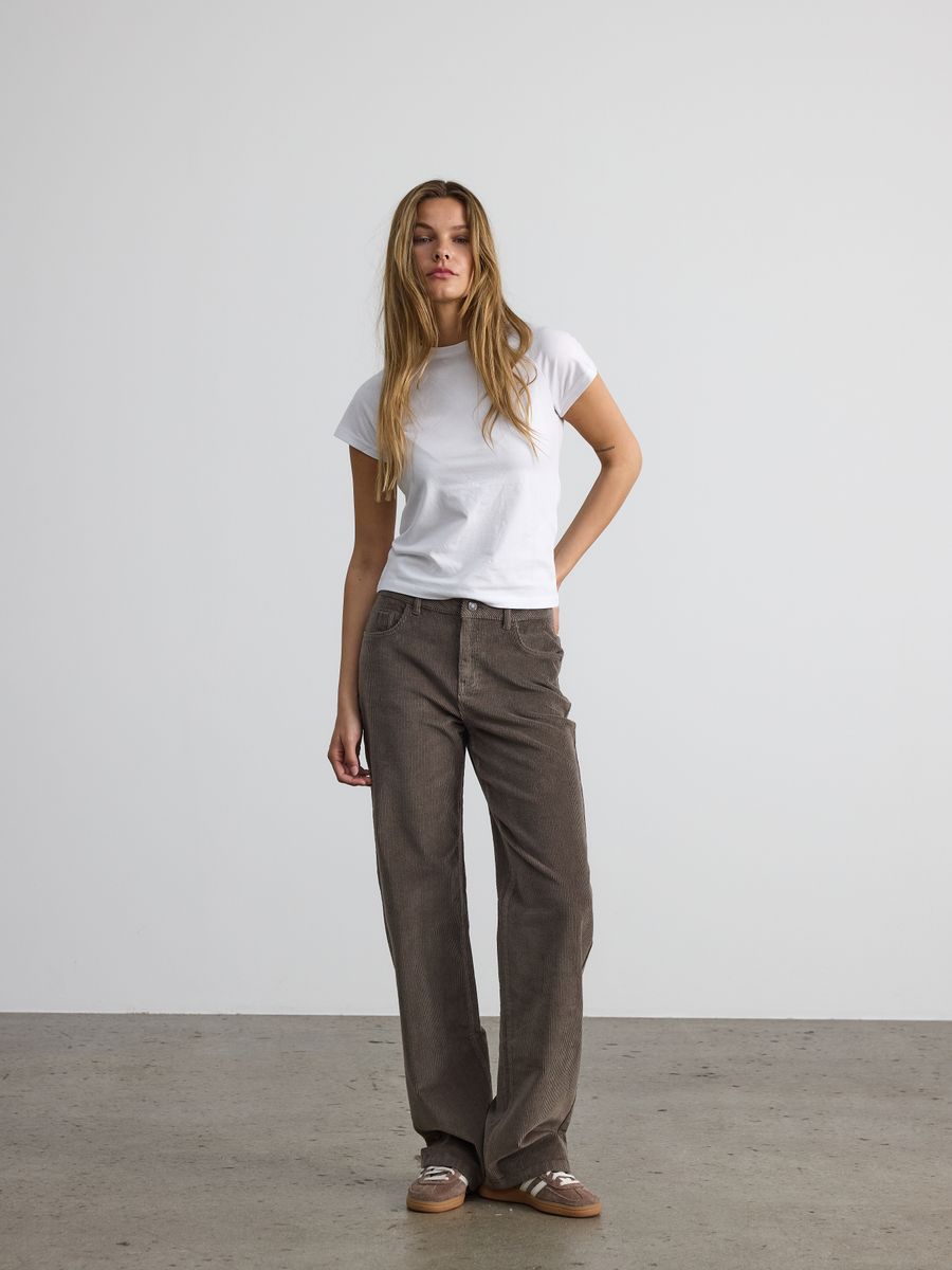 NMYOLANDA MW WIDEJEANS CORDUROY NOO