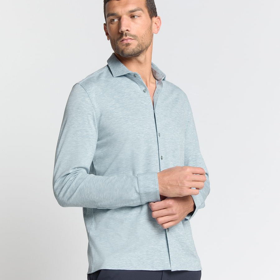 Shirt Jersey Melange Stretch
