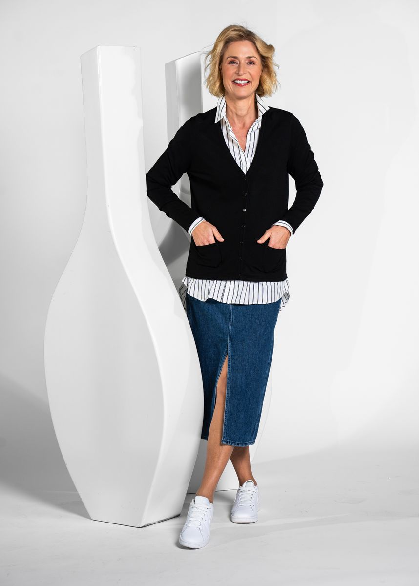 Ganzjahres NOS V-Cardigan, 1/1