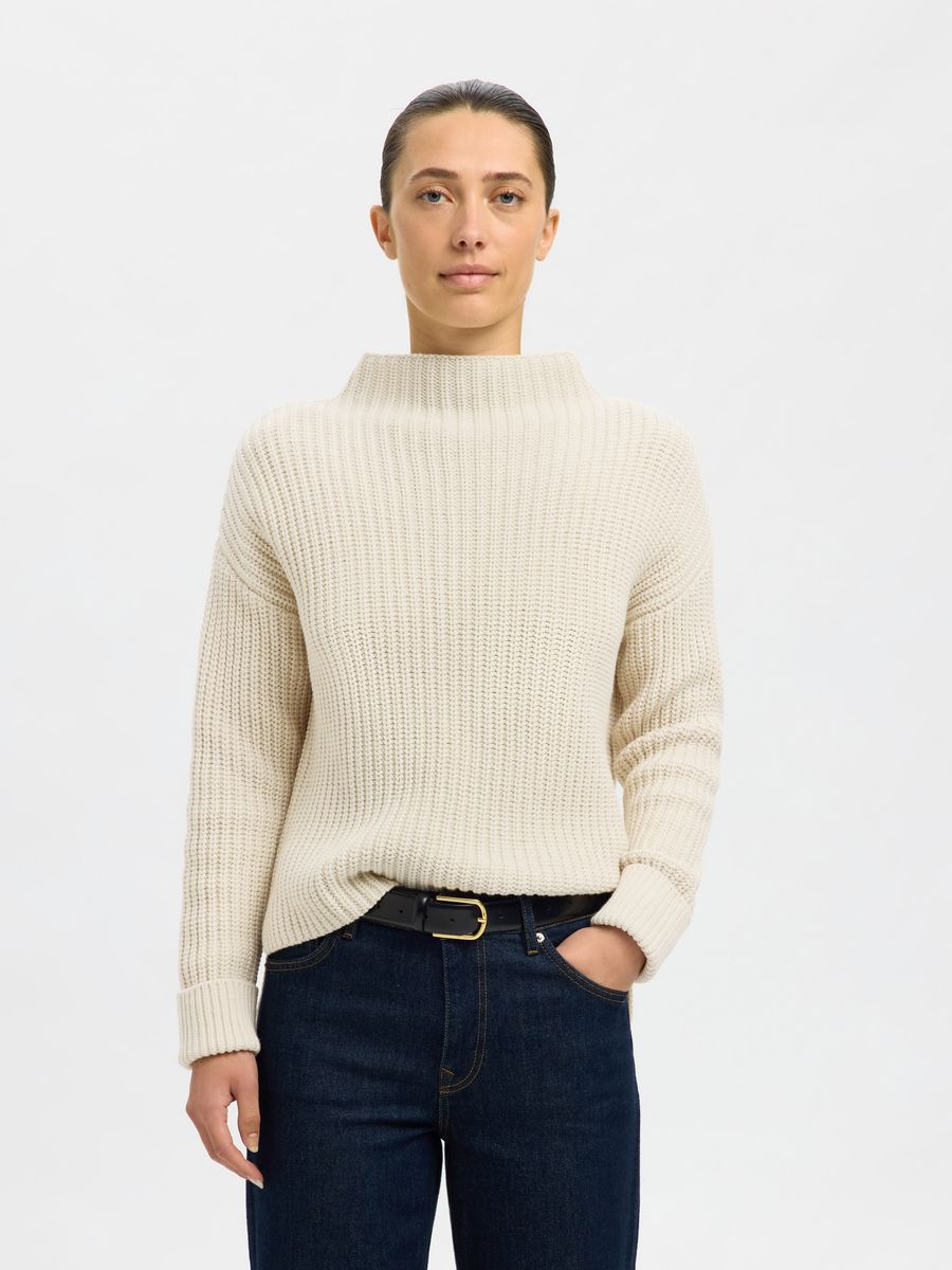 SLFSELMA SUS LS KNIT PULLOVER NOOS