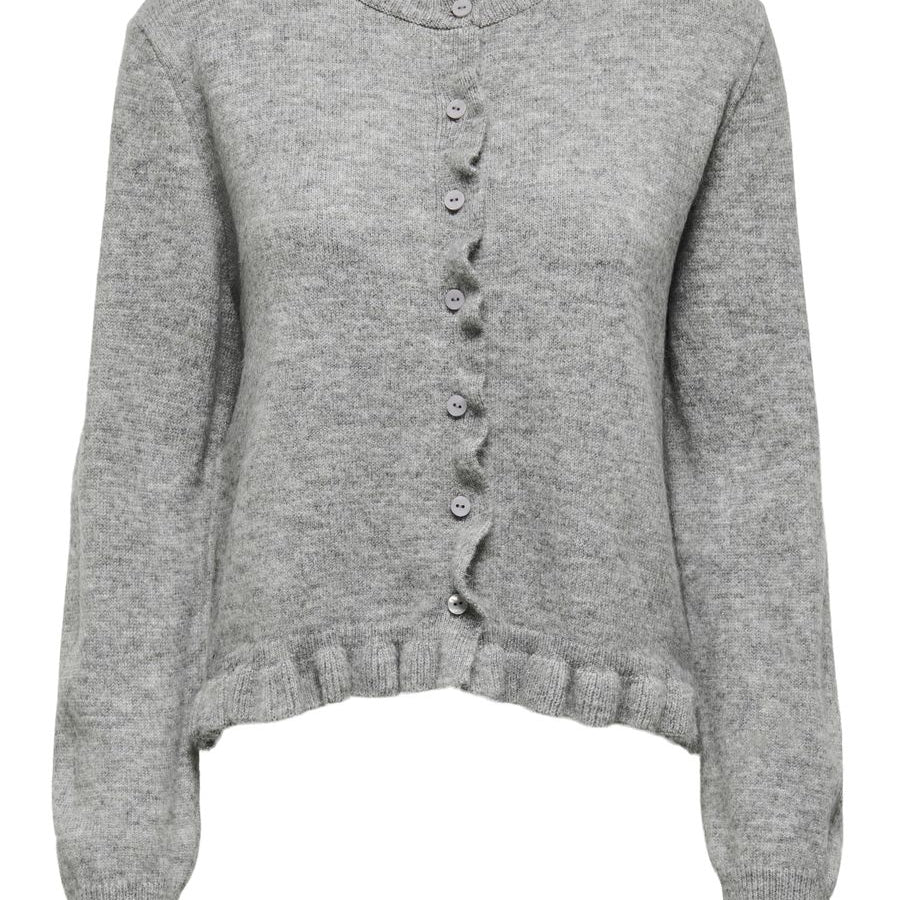JDYLETTY L/S ON FRILL CARDIGAN KNT