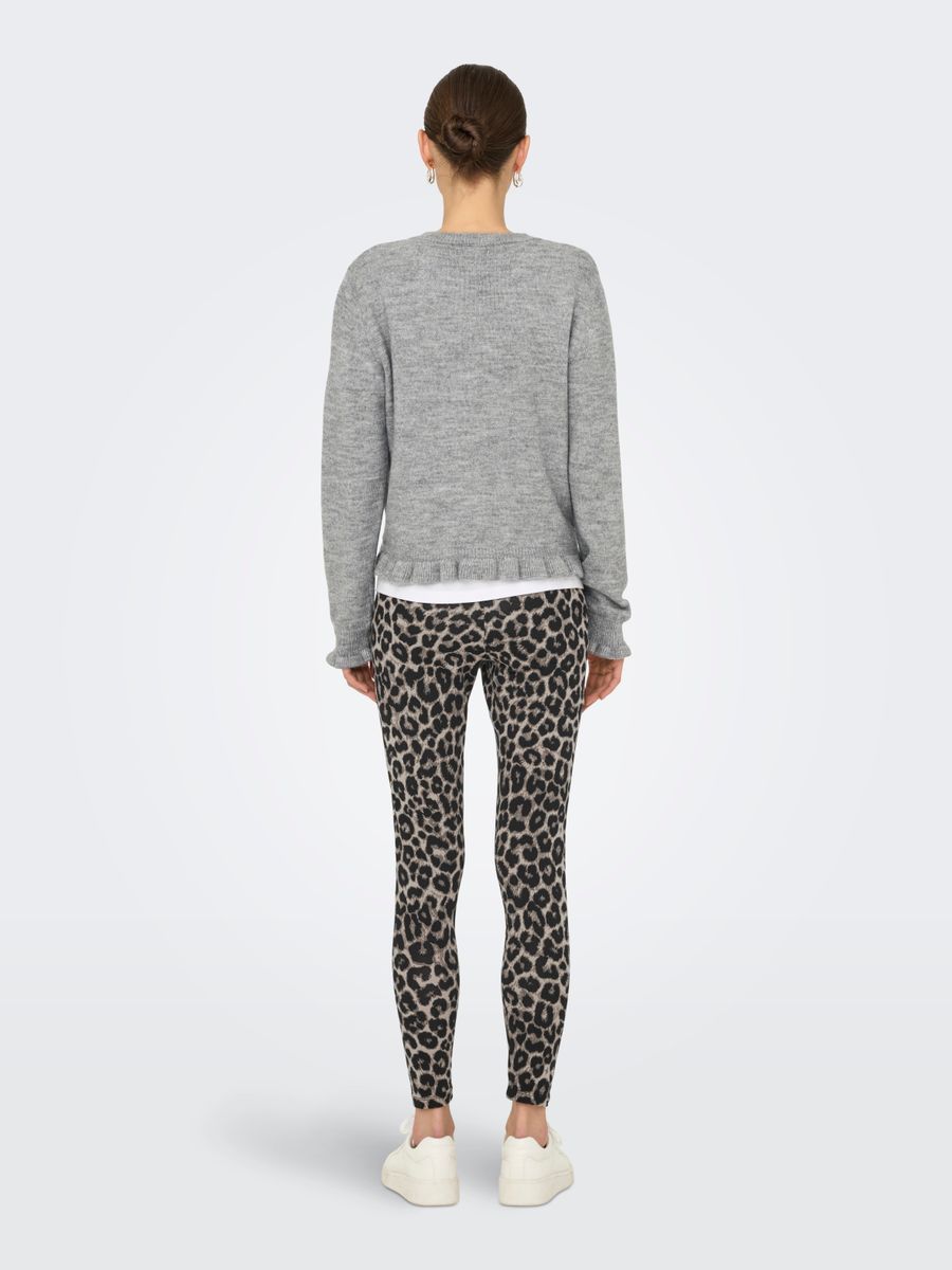 JDYLETTY L/S ON FRILL CARDIGAN KNT
